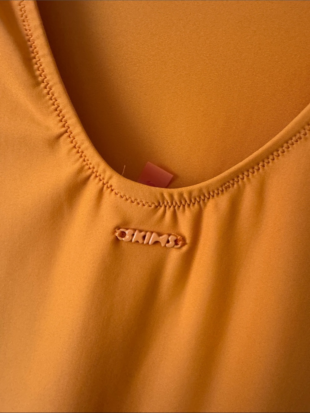 SKIMS Signature High Neck Swim One Piece – Tangerine (Size L) - NWT - Picture 6 of 8